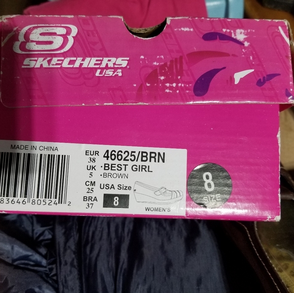 Skechers wedge, size 8, tan with brown accent - Picture 4 of 4